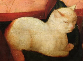 Eine weiße Katze (Detail)